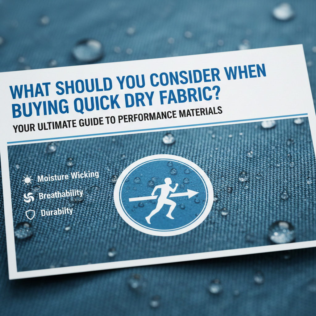 Шта треба да узмете у обзир када купујете тканину која се брзо суши?